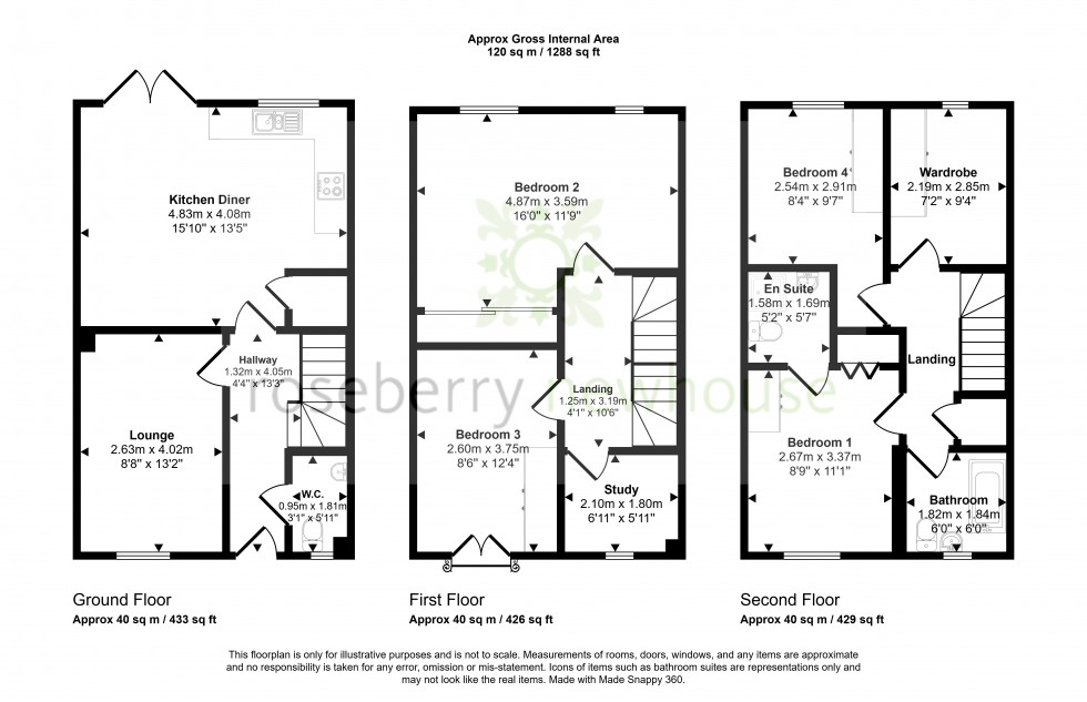 Floorplan for Stockton-on-Tees