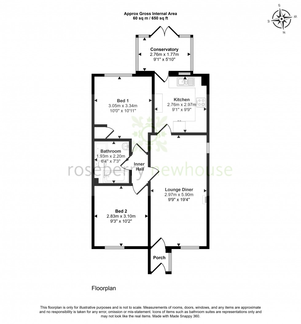 Floorplan for Stockton-on-Tees, Durham