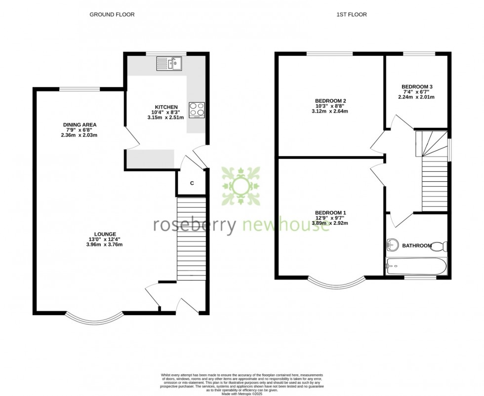 Floorplan for Milburn Crescent