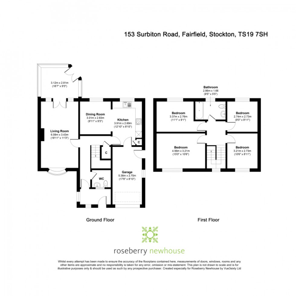 Floorplan for Fairfield, Stockton-On-Tees
