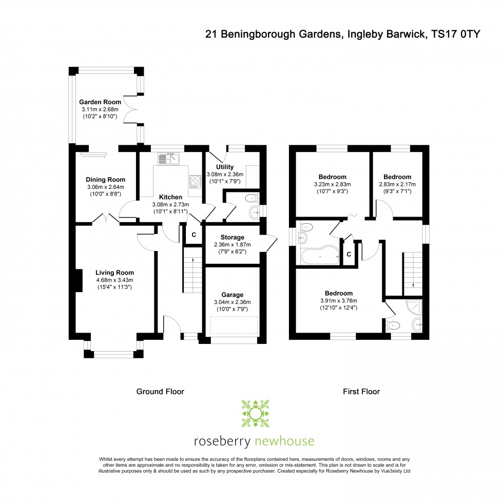 Floorplan for Ingleby Barwick, Thornaby