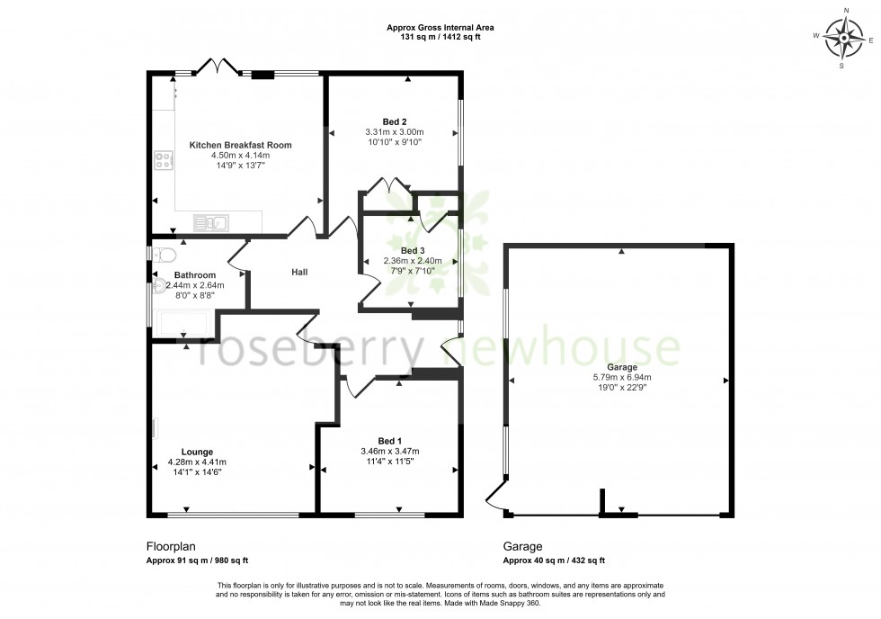 Floorplan for Thornaby, Stockton-on-Tees