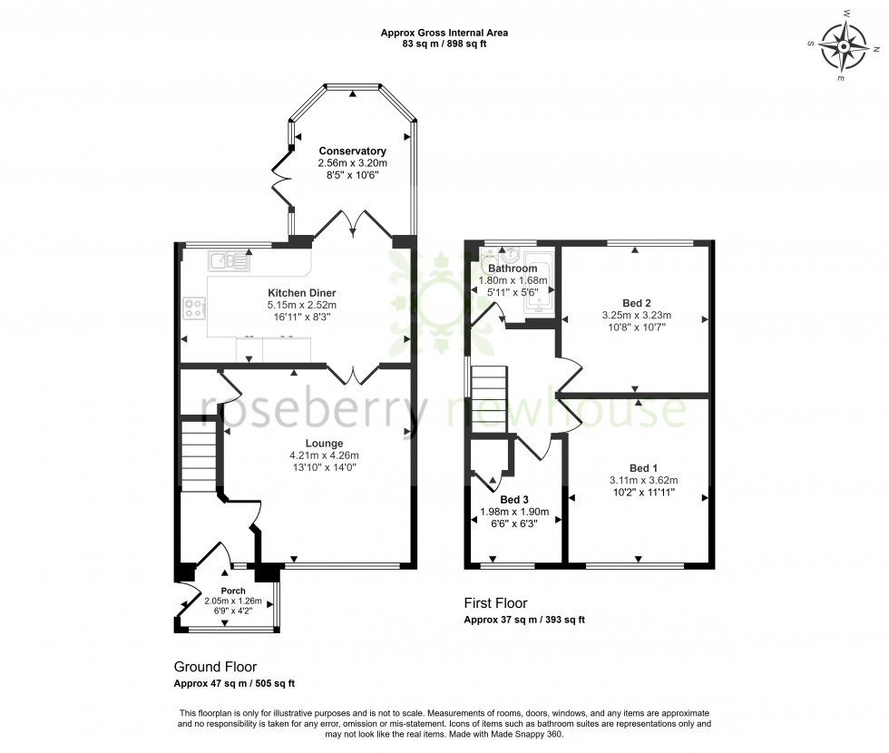 Floorplan for Hartburn, Stockton-On-Tees