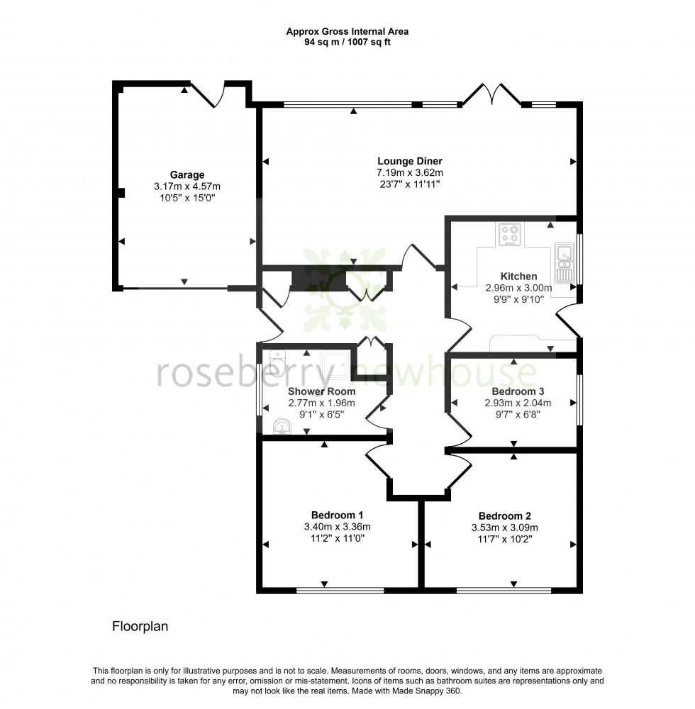 Floorplan for Thornaby, Stockton-on-Tees