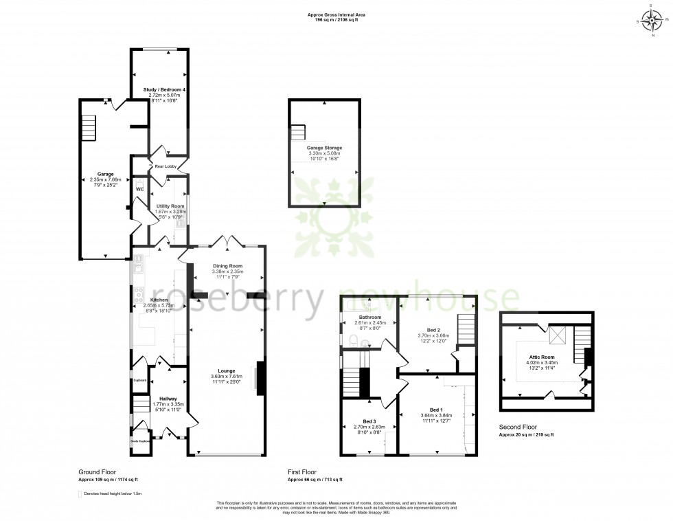 Floorplan for Brookfield, Acklam, Middlesbrough
