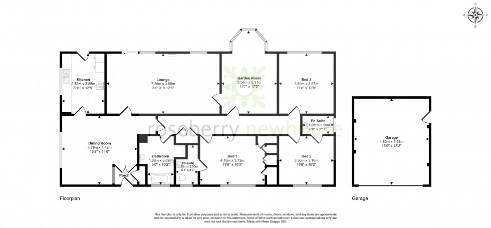 Floorplan for Elm Tree, Stockton-On-Tees