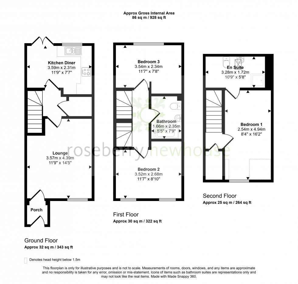 Floorplan for Ingleby Barwick, Thornaby