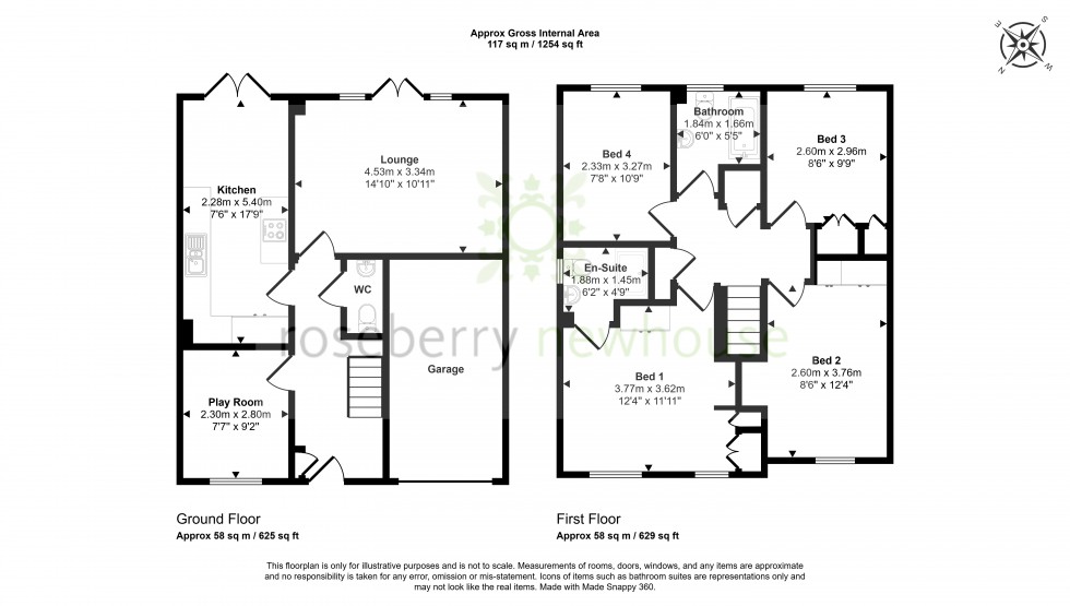 Floorplan for Stainton, Middlesbrough, North Yorkshire
