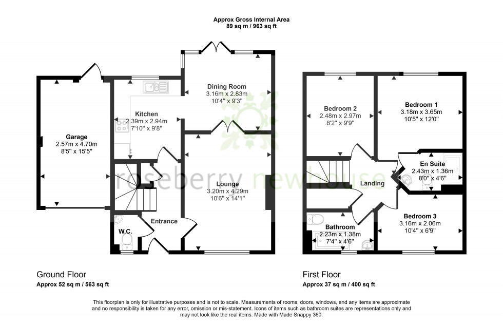 Floorplan for Stockton-on-Tees, Durham