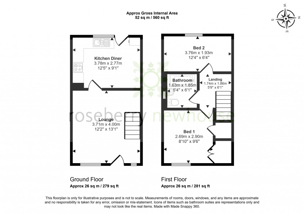 Floorplan for Fairfield, Stockton-On-Tees