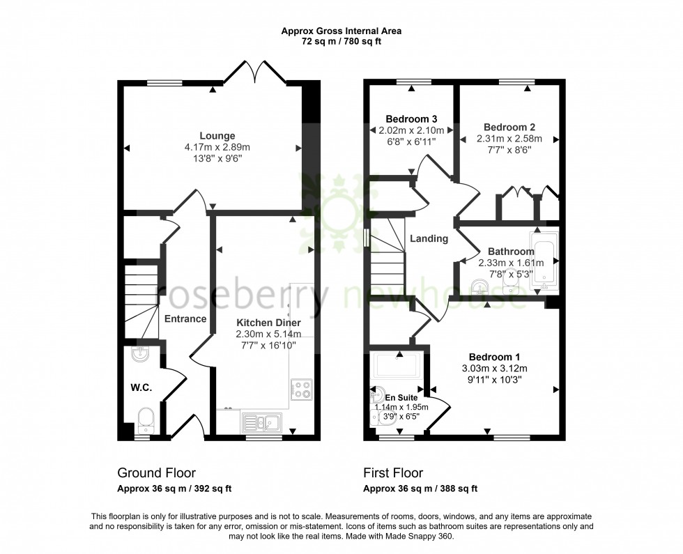 Floorplan for Ingleby Barwick, Thornaby