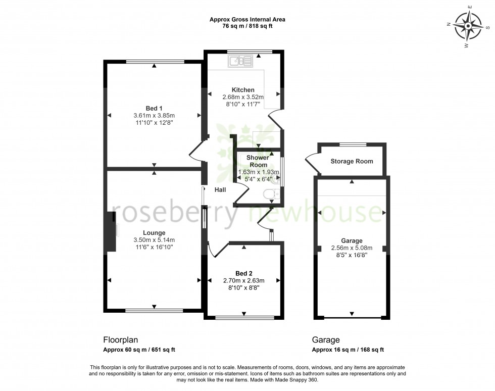 Floorplan for Eaglescliffe, Stockton-on-Tees, Durham