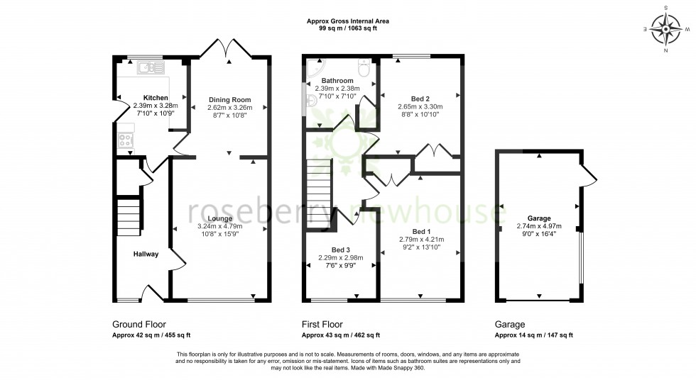 Floorplan for Yarm, Stockton-on-tees