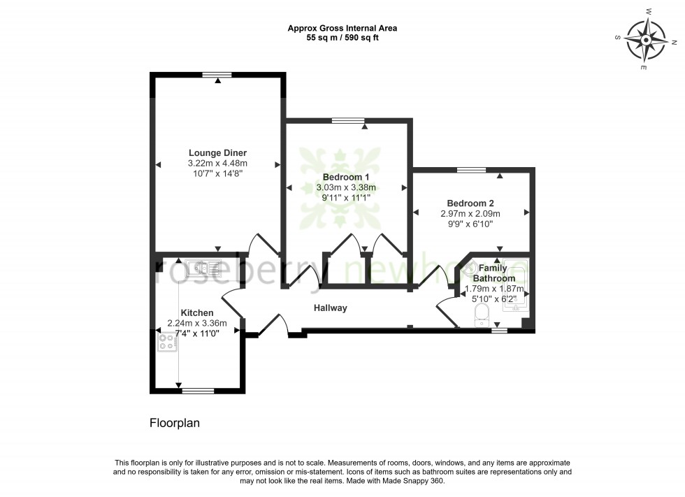 Floorplan for Eaglescliffe, Stockton-On-Tees