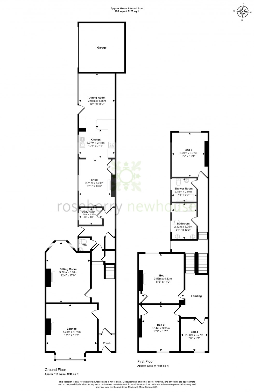 Floorplan for Eaglescliffe, Stockton-On-Tees