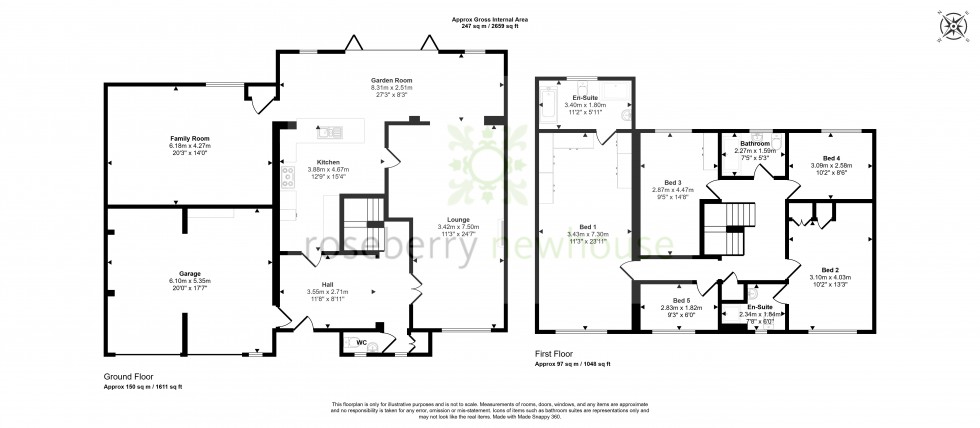 Floorplan for Yarm, Durham