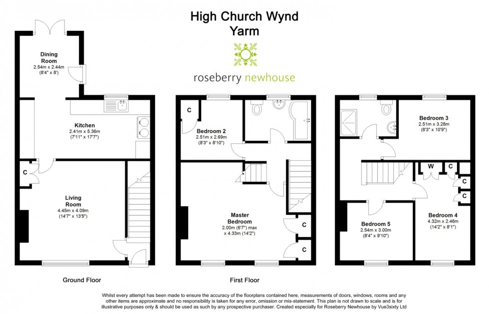 Floorplan for Yarm, Stockton-On-Tees