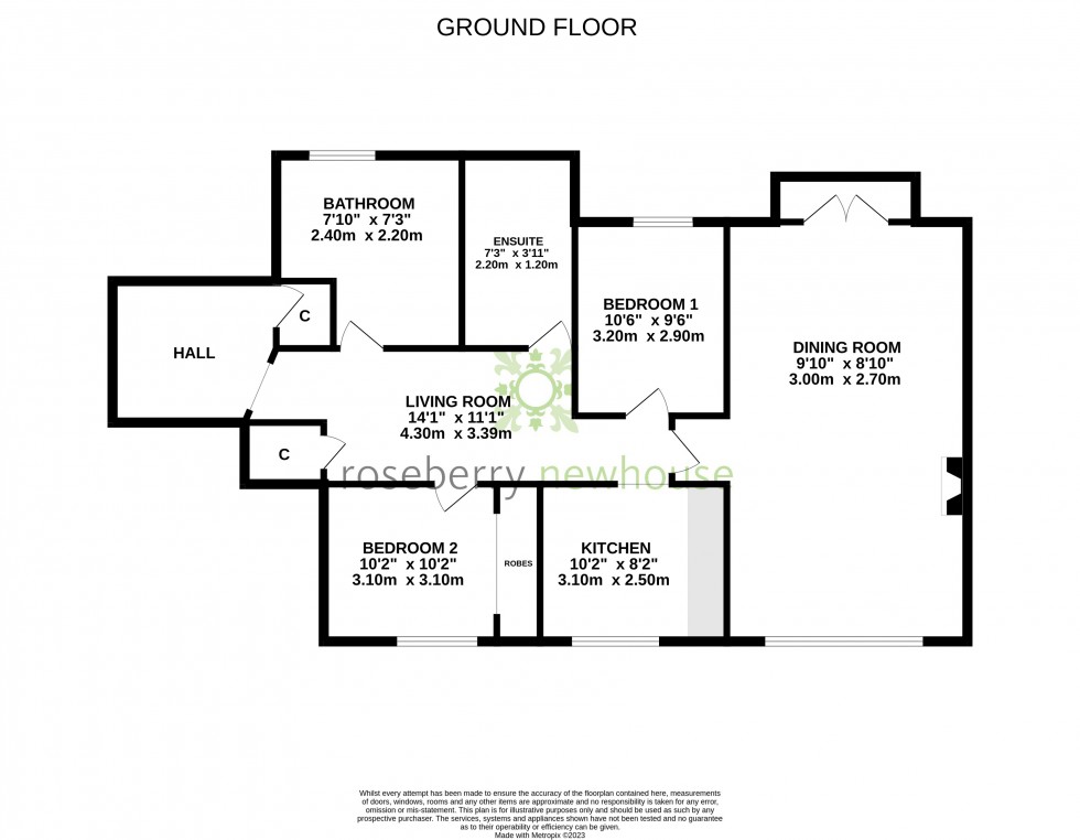 Floorplan for School Lane, Great Ayton