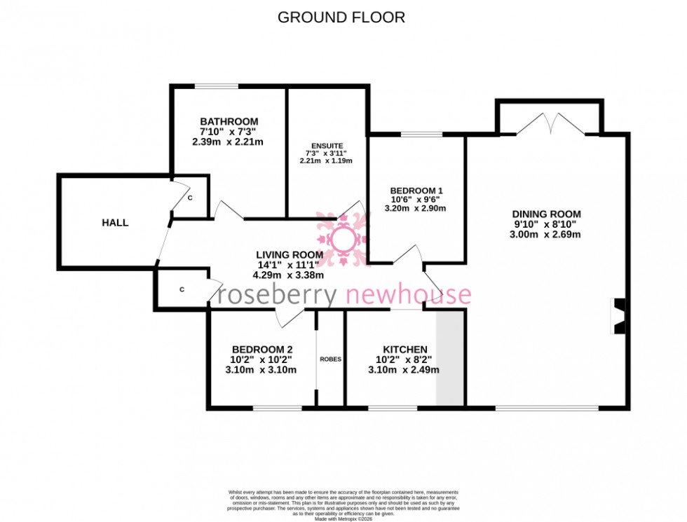 Floorplan for School Lane, Great Ayton